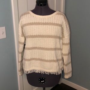 Fringe Crop Madewell Sweater